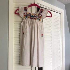 NWOT GIRLS HANDMADE DRESS FROM MEXICO